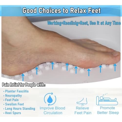 Collapsible Foot Bath Soak Tub with Handle, Plastic Foldable Feet Spa Soaking Basin Bucket with Massager Acupoint for Washing, Pedicure Foot Care Bathtub Bowl Tools for Pain Relief, Green