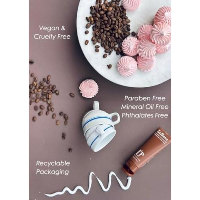 Coffee & Coconut Milk Body Cream for Women & Men | Deep Moisture Body Cream with Hyaluronic Acid & Vitamin E | For Extra Dry, Flaky Skin| Fast Absorbing | Cruelty-Free & Vegan | 6.7 fl oz
