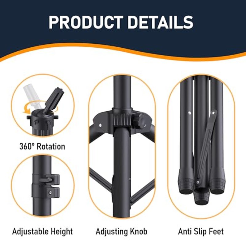 Wig Stand with Head, Height Adjustable Wig Stand, Wig Head Stand with Mannequin Head with Extra Wig head Clamp Stand