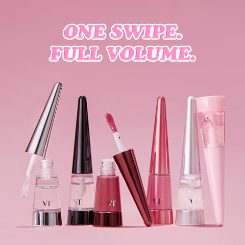 VT COSMETICS Reedle Shot Lip Plumper, Hydrate & Volumize Lip Gloss, Smooth Lip Wrinkles, Korean Lip Plumper, High Shine, Lip Enhancer, Hyaluronic Acid, Stocking Stuffers. 0.15 oz. (Rose Berry)