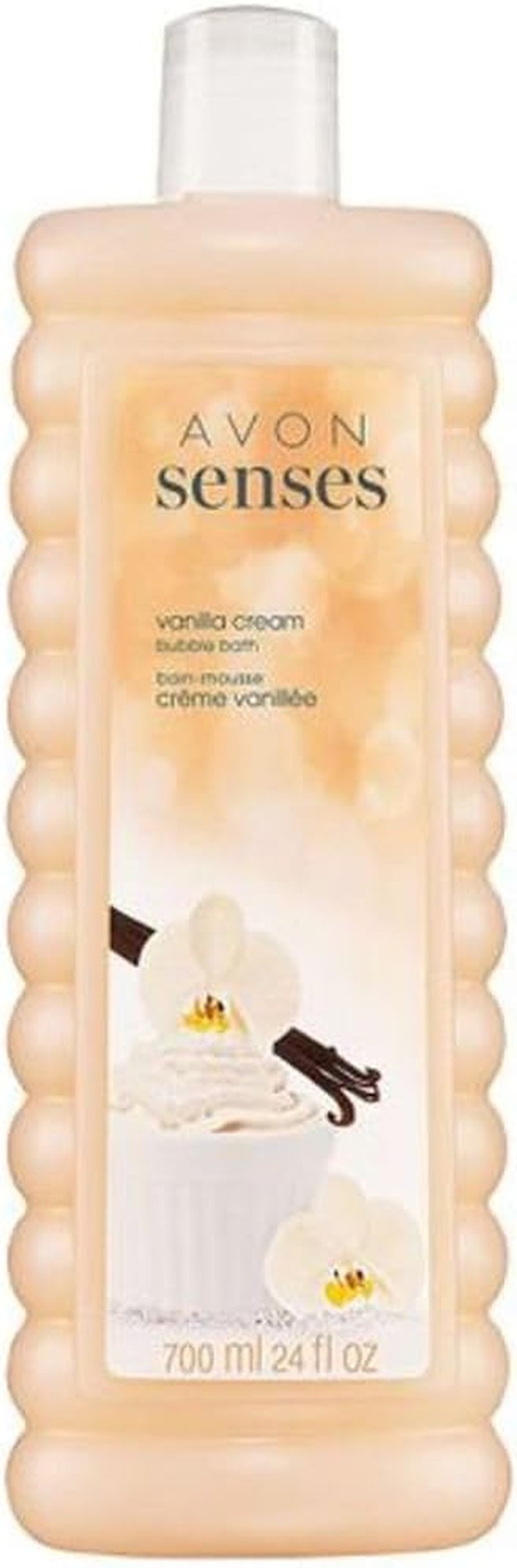 Vanilla Cream Bubble Bath - Relaxing Madagascar Vanilla Musk Scent | 24 fl oz for Soft, Smooth Skin
