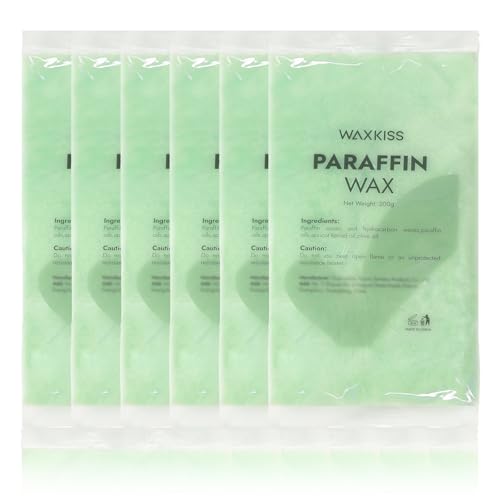 Paraffin Wax for Hand and Feet, 6 Packs Aloe vera Paraffin Wax Refill for Paraffin Wax Bath Hydration