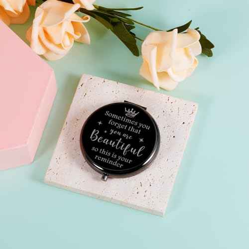 STVK Halloween Boo Basket Stuffers for Women, Gifts for College Girls, Inspirational Makeup Compact Mirror for Girls, Anxiety Relief Items, Birthday Gifts for Daughter, 7th 8th Grade School Supplies