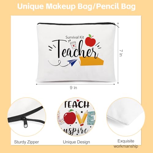 UAREHIBY 32 PCS Teacher Appreciation Gifts In Bulk, Teacher Gift with Makeup Bag for Women, Thank You Gifts for New Teachers,Christmas Gifts,Valentine Gifts