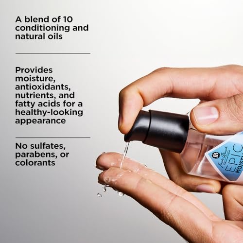 Jack Black Epic Moisture Ultimate MP10 Nourishing Oil, 2 Fl Oz ? Multi-Purpose Moisturizing Body Oil and Beard Oil with 10 Natural Oils for Face, Beard, Body, Hair, Elbows, Feet and Cuticles