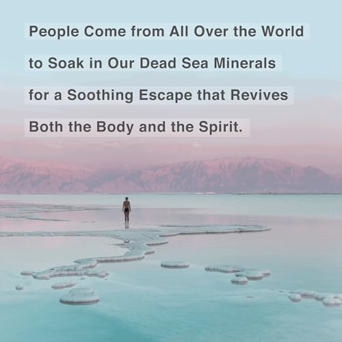 One With Nature 100% Pure Dead Sea Salt for Bath, 5lb Unscented. Dead Sea Salt is high in Essential Minerals, Such as Magnesium, Sulfur, Zinc, Potassium. Exfoliates, Nourishes Skin, Helps Restore pH
