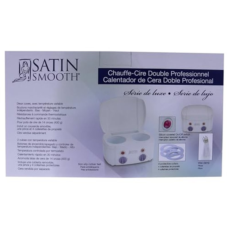 SATIN SMOOTH Double Wax Warmer for Hair Removal