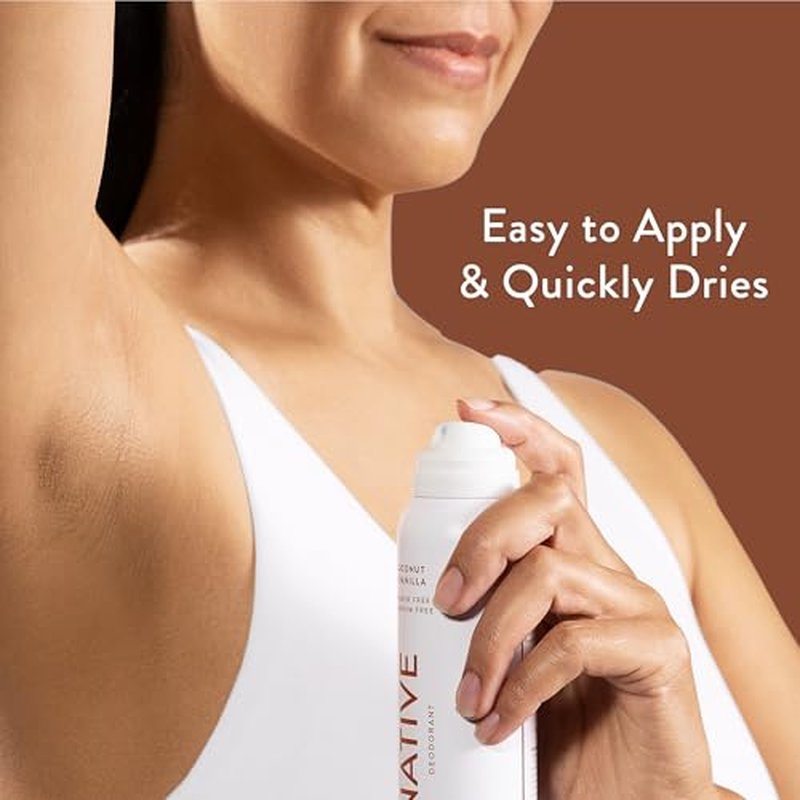Native Deodorant & Body Spray Contains Naturally Derived Ingredients | Deodorant for Women and Men, All Day Odor Protection, Aluminum and Hydrocarbon Propellant Free | Coconut & Vanilla