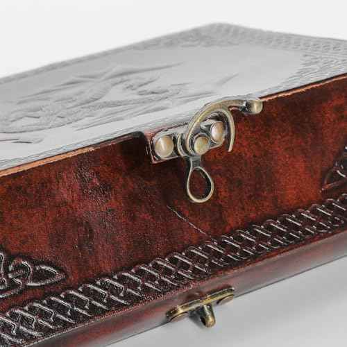 Handmade Leather Double Dragon Journal | Writing Notebook Diary | Bound Daily Notepad for Men & Women Unlined Paper Medium, Writing pad for Artist, Sketch