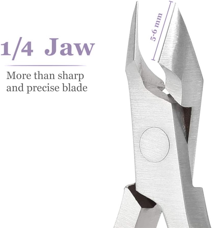 IVON Cuticle Trimmer, Non-Slip Professional Cuticle Nipper Stainless Steel Cutter