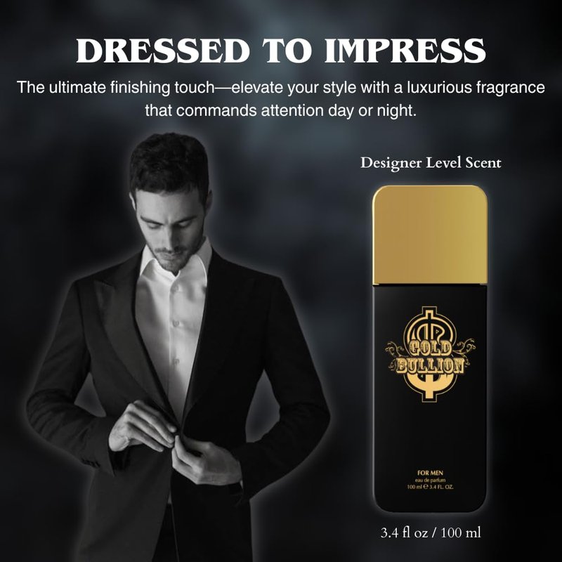 Sandora Fragrances Perfume for Men - INSPIRED by A WORLD RENOWNED MEN’S PERFUME - Grapefruit, Mint, Cinnamon, Leather - Spicy, Sensual, Fresh, Long-Lasting - Eau De Parfum 100 ml (3.4 fl oz)