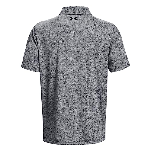 Under Armour Men's Playoff Polo 3.0, (002) Black/White/Black, Medium