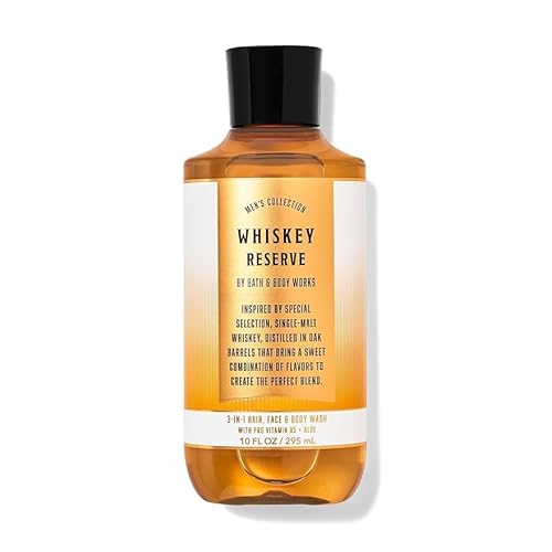 Bath & Body Whiskey Reserve Men's 3-In-1 Hair, Face and Body Wash