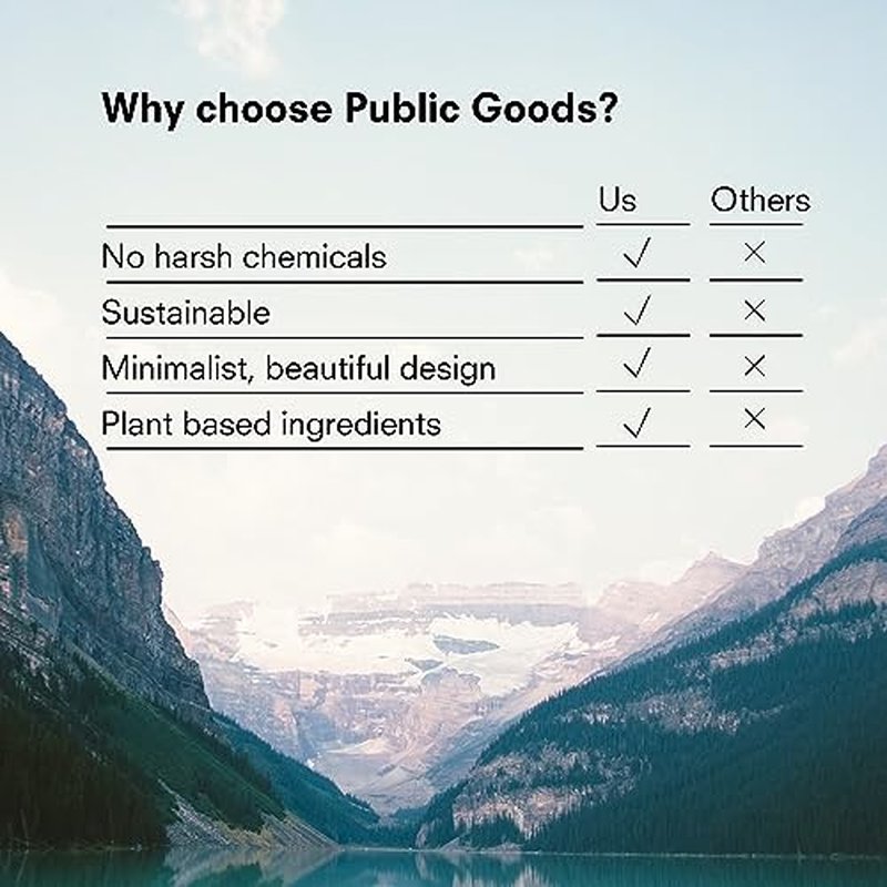 Public Goods Body & Hand Lotion for Women & Men | Natural Moisturizing Daily Lotion for Dry & Itchy Skin | Paraben & Sulfate Free | Made with Organic Essential Oils | Made in Canada | 34 Fl Oz Refill