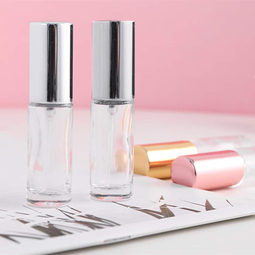 Yosoo 45Pcs Reusable Lipstick Bottle, 1.2ML Empty Lip Gloss Tubes Clear Mini Handmade Containers for Lip Balm DIY Cosmetic Storage Travel Use
