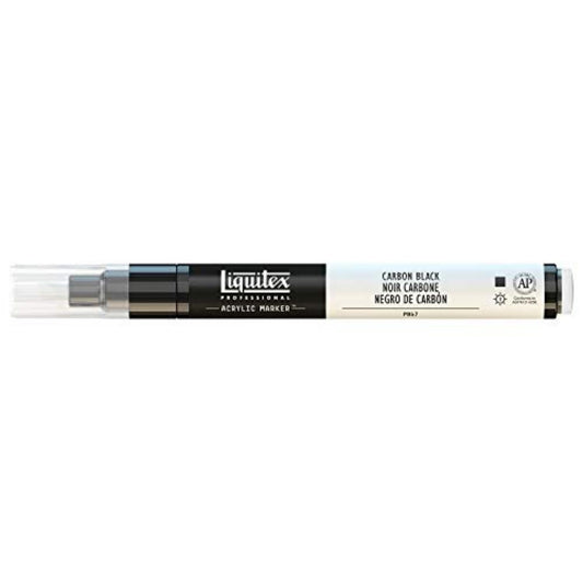 Liquitex Professional Fine Paint Marker, 8mm, Carbon Black
