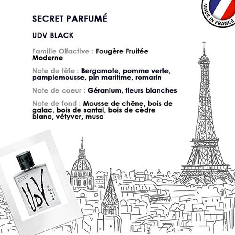 Udv Black Gift Set by Ulric De Varens - Men's Fragrance Collection | Perfect for Gifting