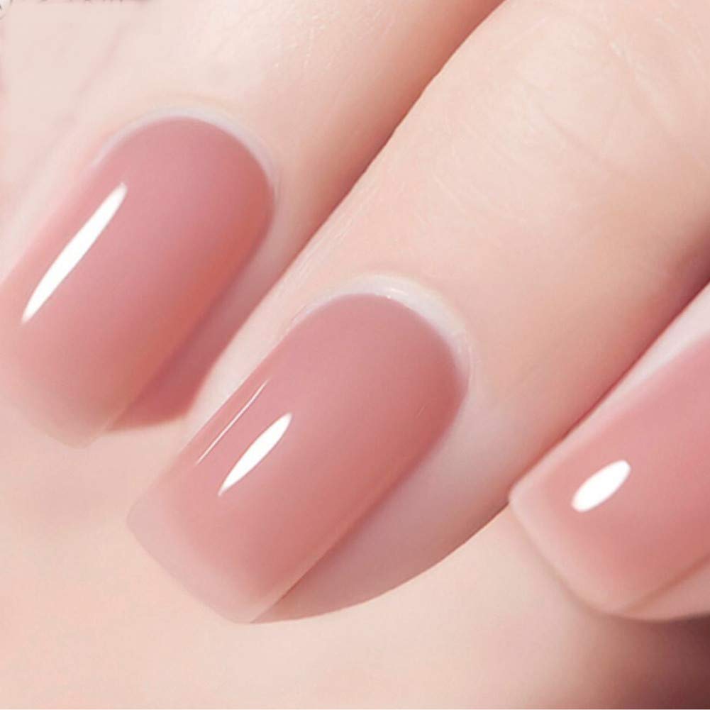 Gel Nail Polish, Milky White Nude Gel Polish, 0.27 fl oz