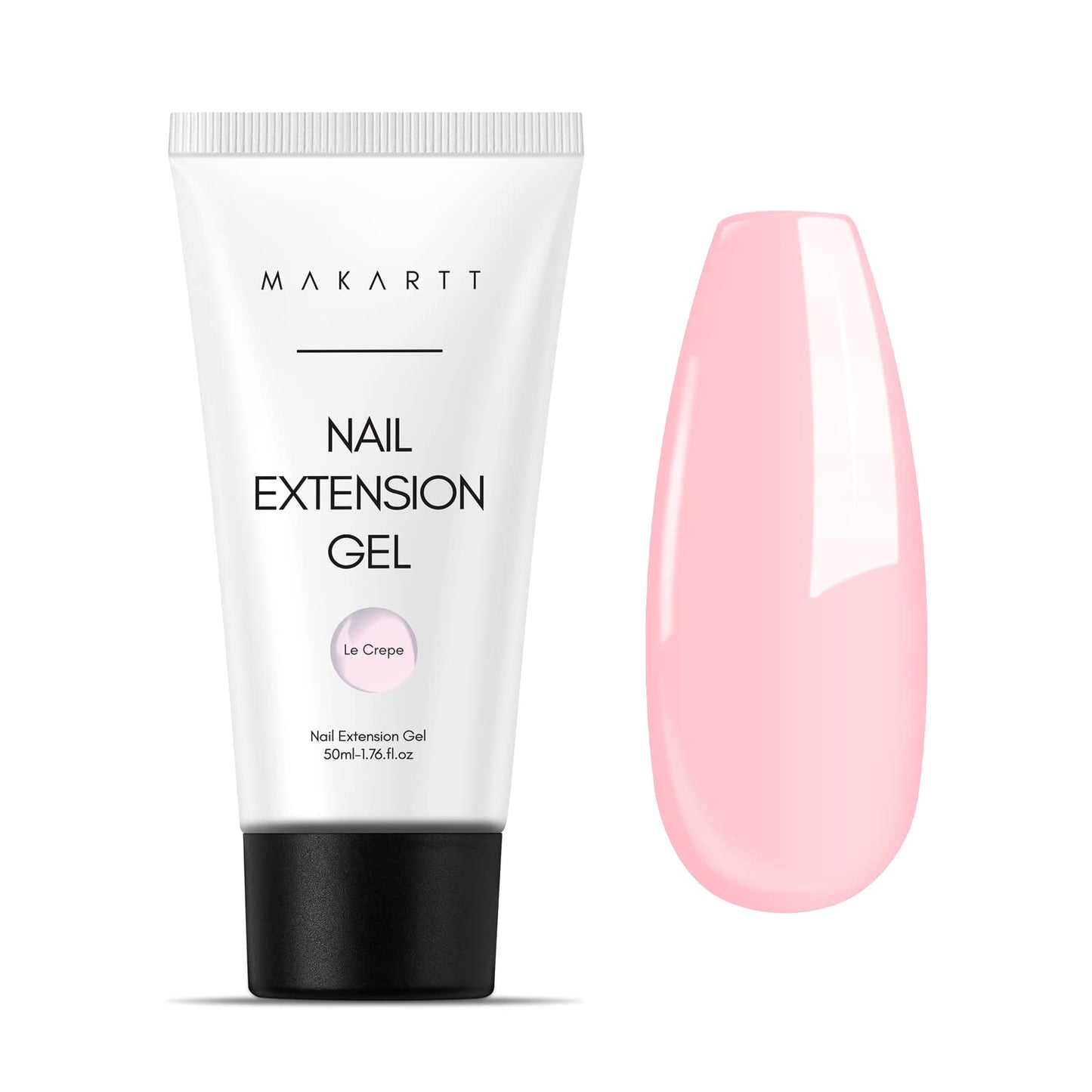 Makartt Poly Nail Gel: Clear 50ML Gel Builder for Natural-Looking Strengthener 3D Molding Gel for Trendy Nail Art-Long-Lasting and Easy to Use Supplies