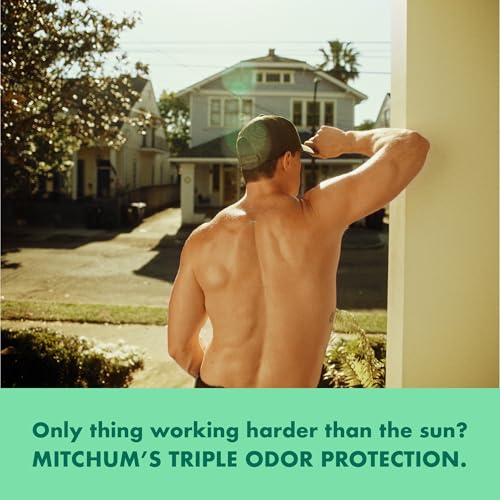 Mitchum Men¡¯s Triple Odor Protection Antiperspirant & Deodorant Gel, Unscented, 48HR Protection, 2 pack