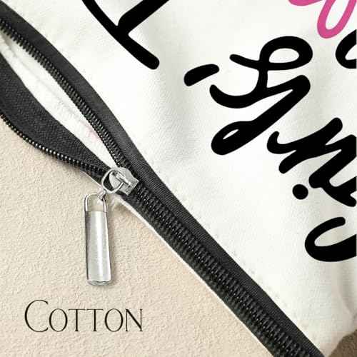 6 PCS 2025 Girls Trip Fashion Cosmetic Bags for Women - Travel Accessory - Canvas - Zipper - Adult Women - Unisex - 10 x 6 x 1.9 inches - Stain & Scratch Resistant