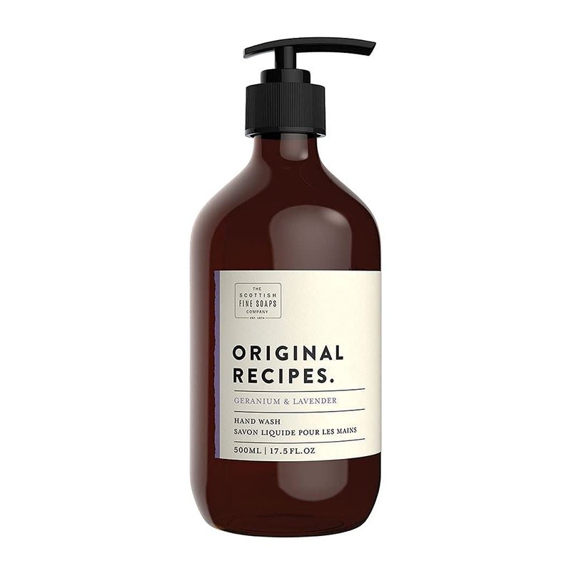 Classic Original Recipes by The Scottish Fine Soaps Company Geranium & Lavender Hand Wash 500ml
