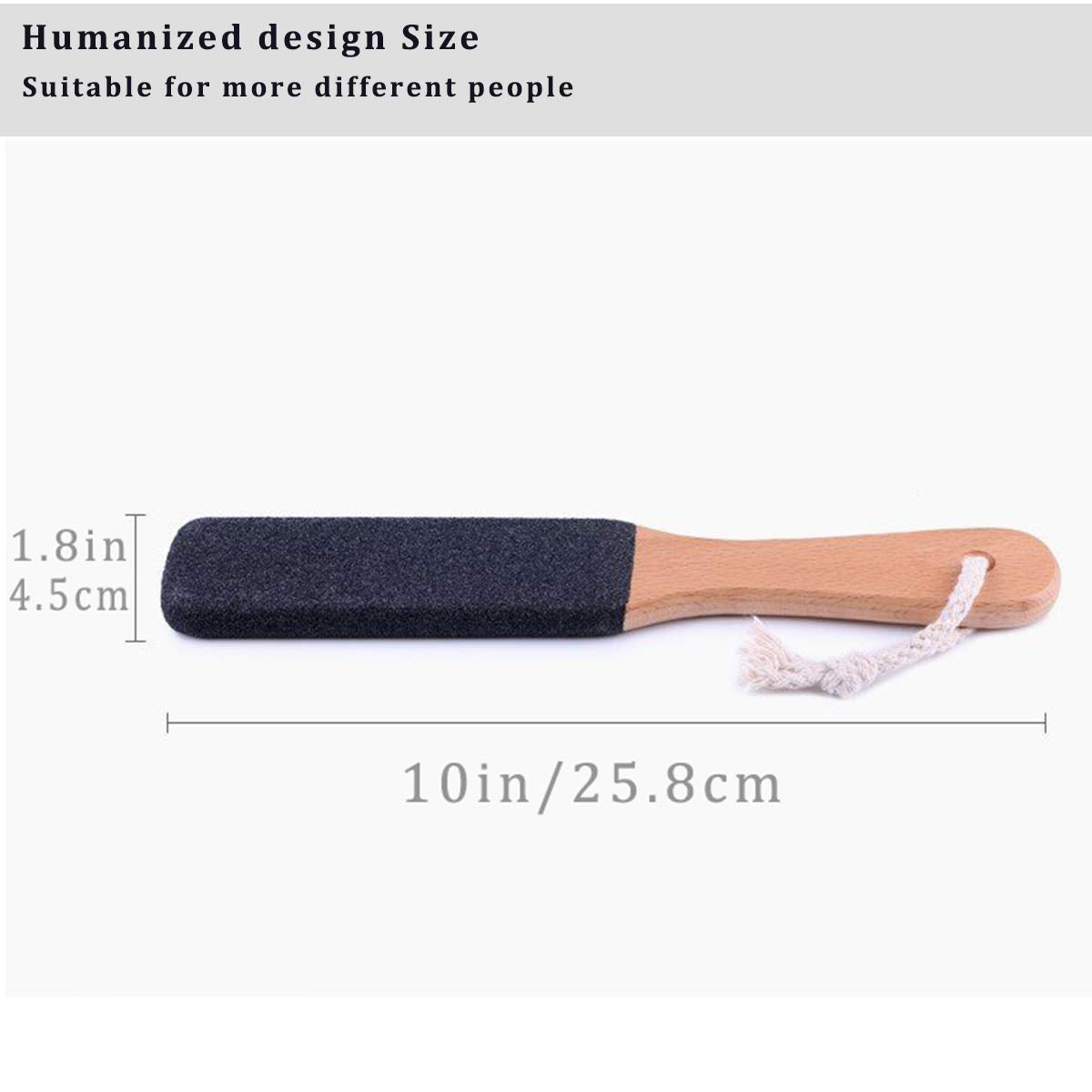 LEKESI Foot File Callus Remover Foot Scrubber,Professional Pedicure Foot Rasp Removes Cracked Heels,Dead Skin,Corn,Hard Skin,Pumice Stone for Feet Scraper File Brush Tools for Wet and Dry Feet