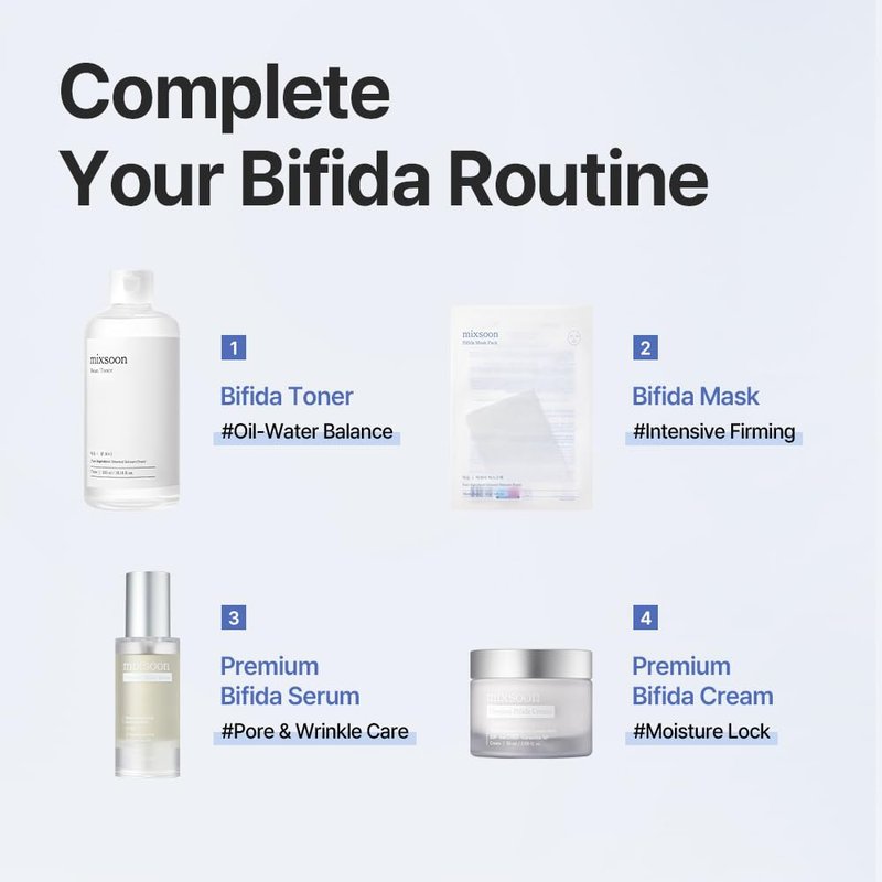 mixsoon Bifida Cream – Last layer Night Cream Hydrating & Strengthening Barrier, Gentle Moisturizer Face Cream for Healthy-Looking Skin 2.02 fl.oz / 60ml Korean Glass Skin Care