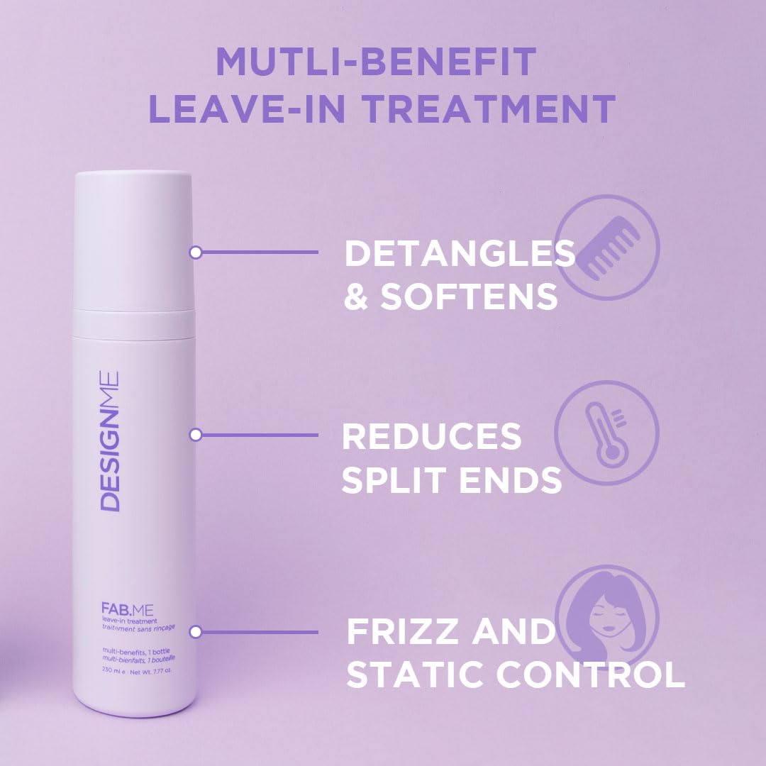 Leave-In Conditioner for Curly Hair - Multi-Benefit Lightweight Treatment Spray | Enhanced Manageability & Control