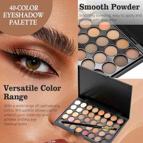 Makeup Kit for Women Full Kit, Make Up Gifts for Women Teen Girls, Makeup Bag Eyeshadow Palette Foudation Eyebrow Mascara Lipstick for Wife, Mom, Mothers Day Gifts