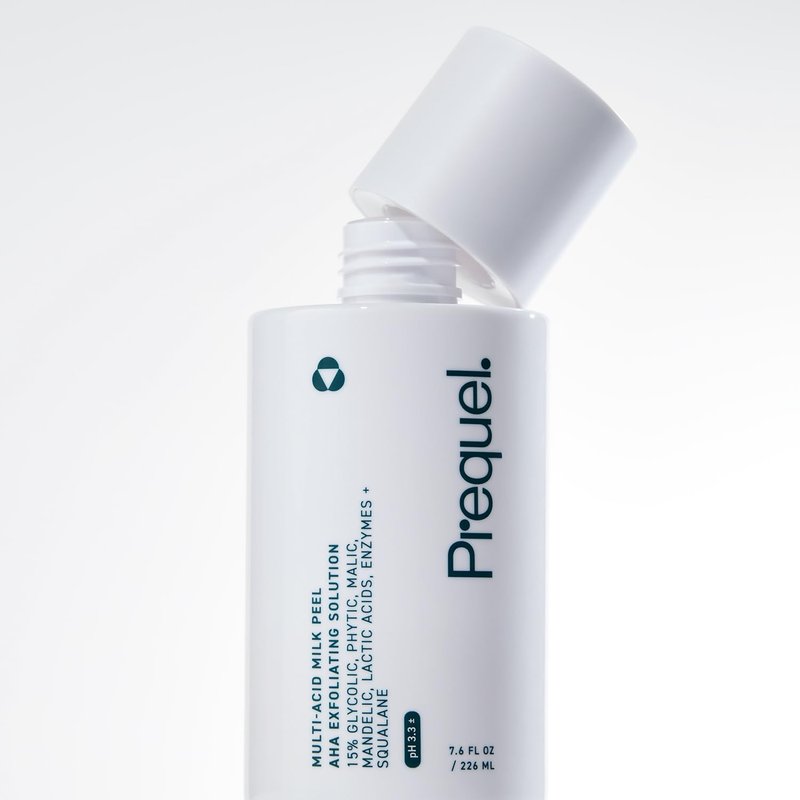 Multi-Acid Milk Peel - 15% Glycolic Acid Exfoliating Solution | Hydrating Chemical Exfoliant, 7.6oz