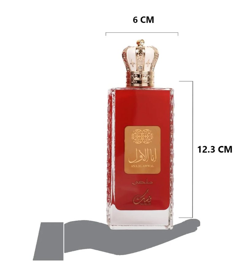 Nusuk Ana Al Awwal Malaki Eau De Parfum Spray, 3.4 Ounce (Unisex)