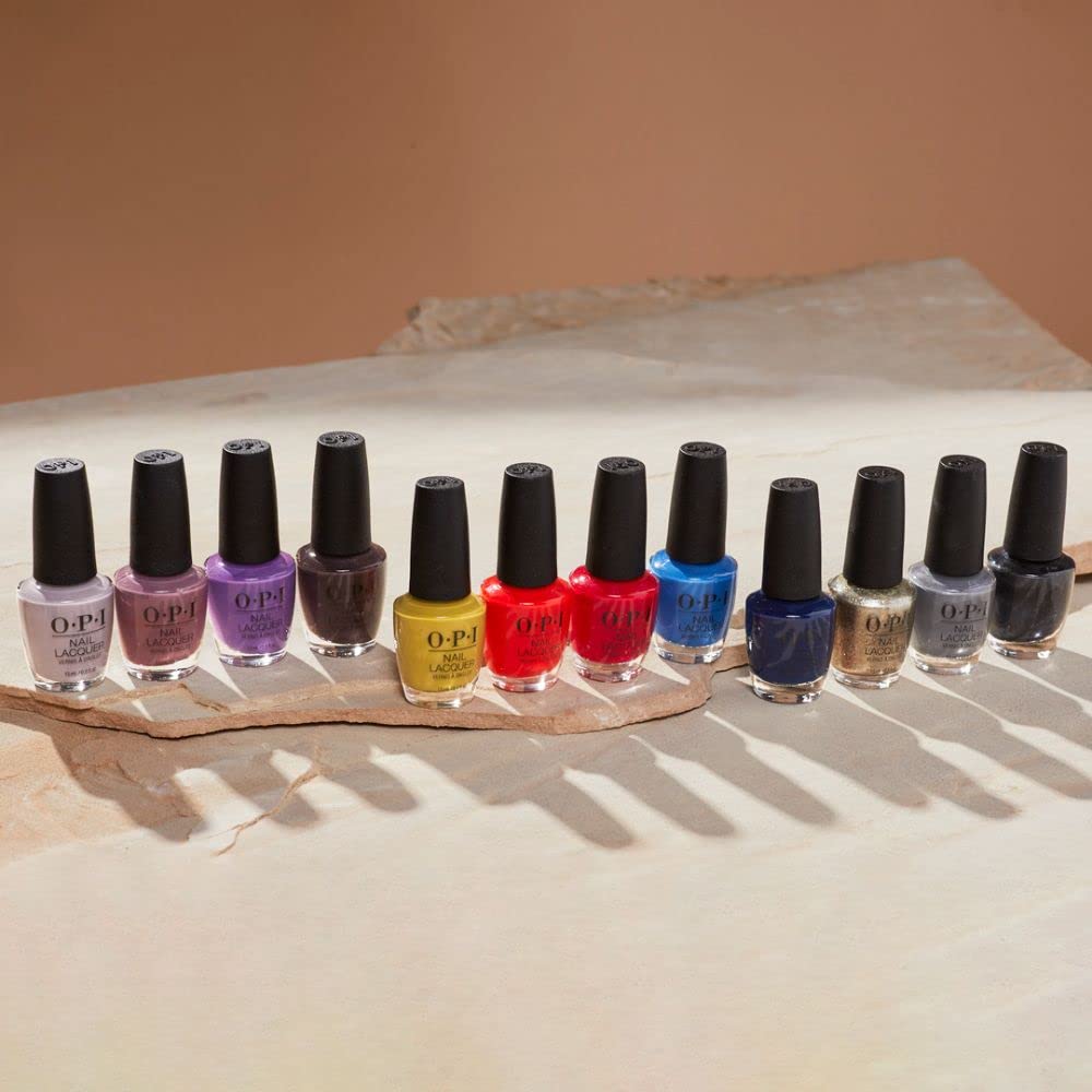 OPI Nail Lacquer - Classic Red Nail Polish Shades | Crème, Shimmer & Glitter | Fast-Drying, Chip-Resistant | 0.5 Fl Oz
