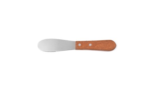 Fox Run Sandwich Spreader, Stainless Steel with Wood Handle, 7.5-Inch