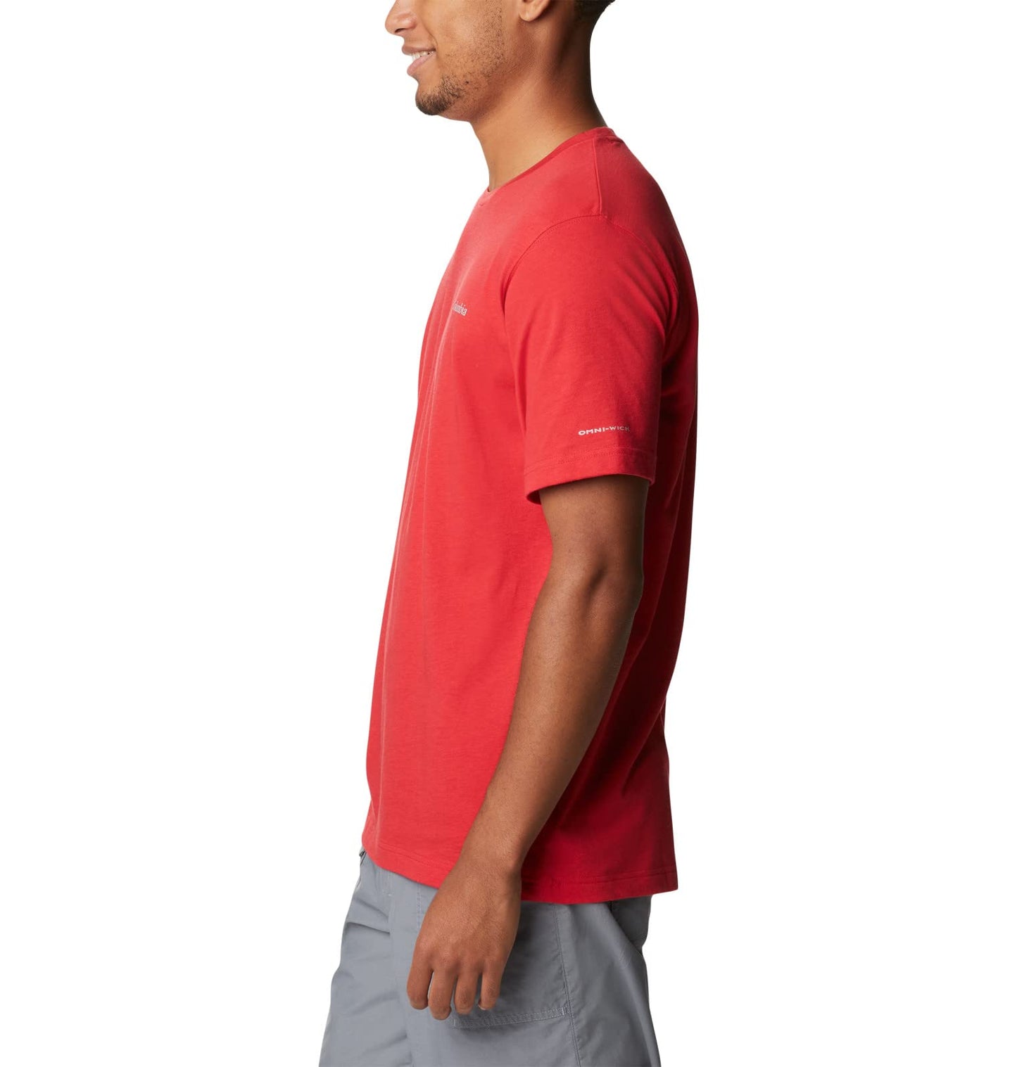 Columbia Mens Thistletown Hills Short Sleeve T-Shirt, Mountain Red, 2X