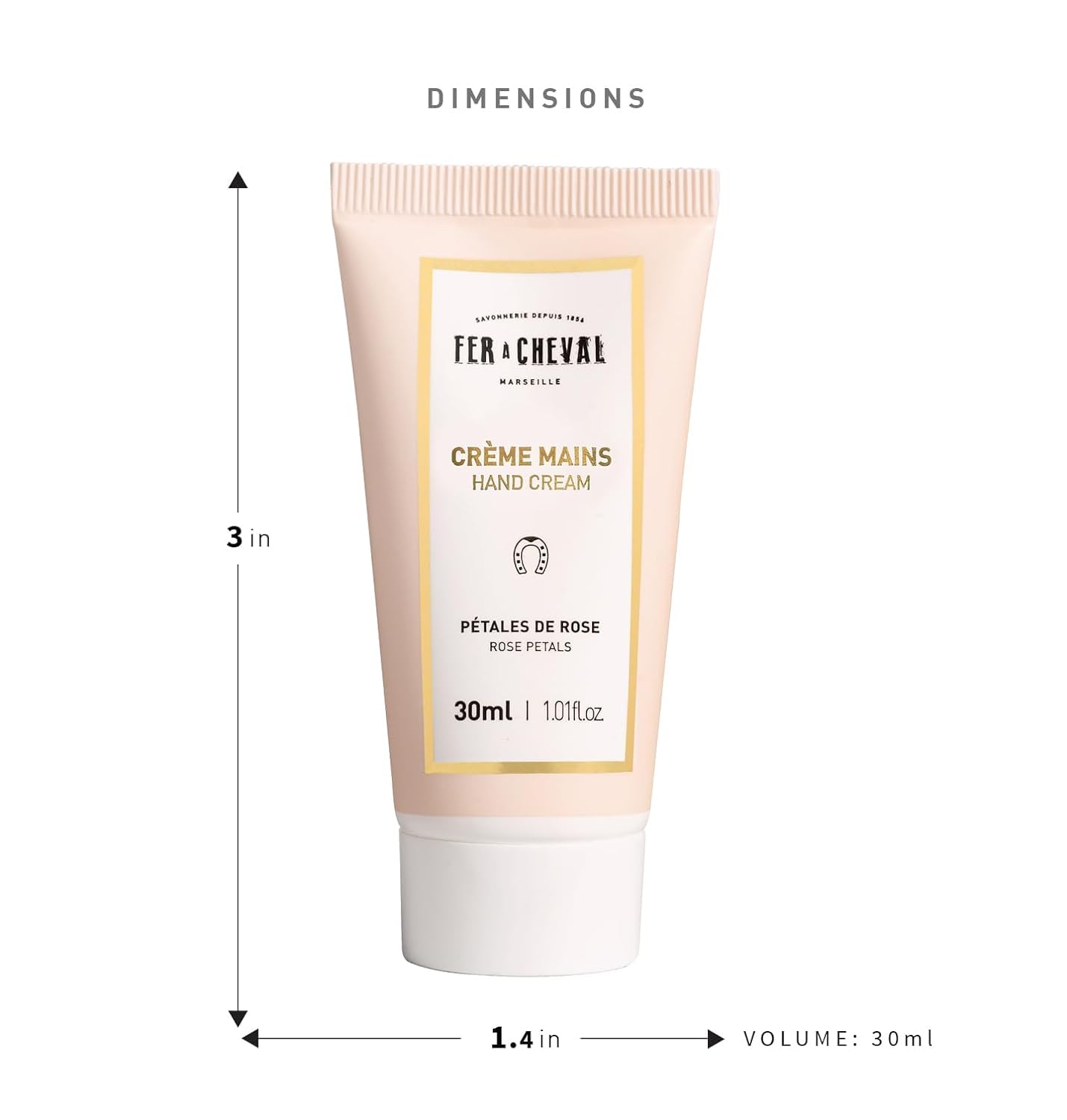 Fer à Cheval Moisturizing Scented Hand Cream Set, Creamy Hand Cream Travel Size Lotion Organic Shea Butter Hand Lotion | Pack of 3 (Honey & Almond, Rose Petals, Aqua Tangerine) 30ml/ 1.01 fl oz