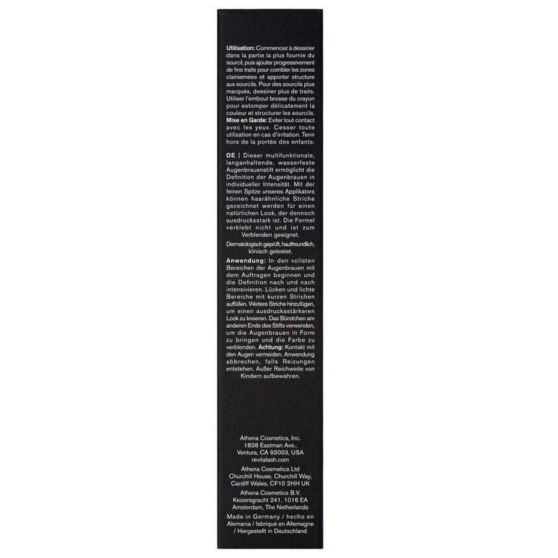 RevitaLash Cosmetics, Hi-Def Brow Pencil, Soft Brown, Hypoallergenic & Cruelty-Free