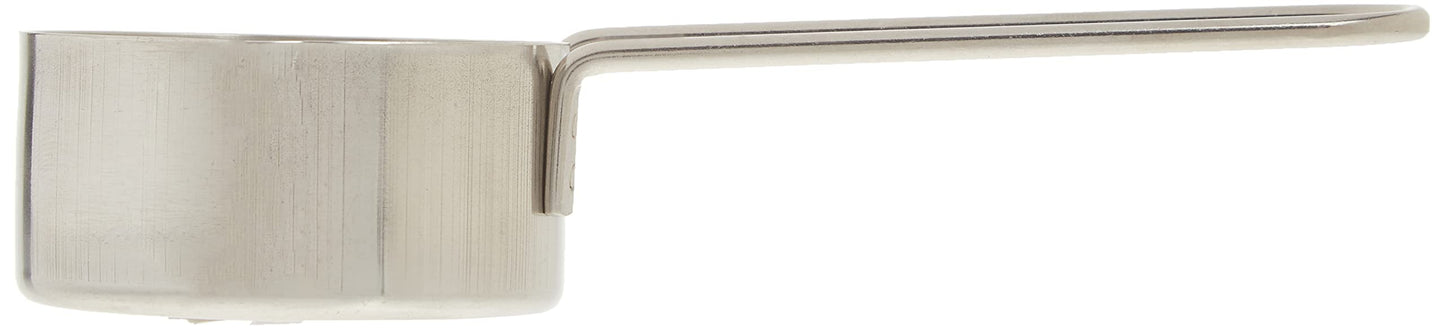 American METALCRAFT, Inc. 1/4 Stainless Steel Measuring Cup, 1/4-Cup, Silver,MCW14