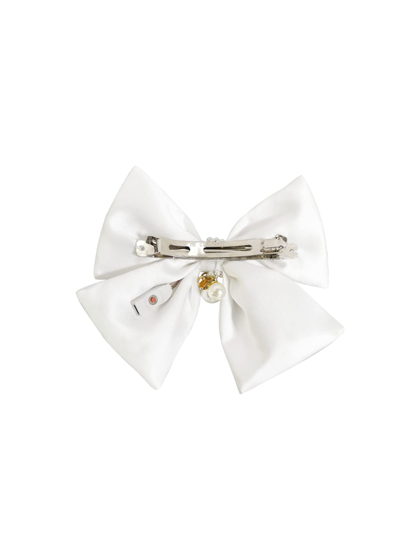 Lumisonata LED Light-Up Handmade Jumbo Bow-Knot Hair Clips - Satin Alligator Barrettes and Accessories for Women