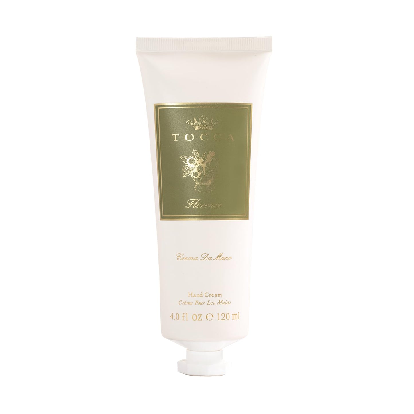Tocca Crema de Mano Luxe, Florence Hand Cream, 4 oz - Bergamot, Pear, Gardenia - Moisturizing, Quick Absorbing