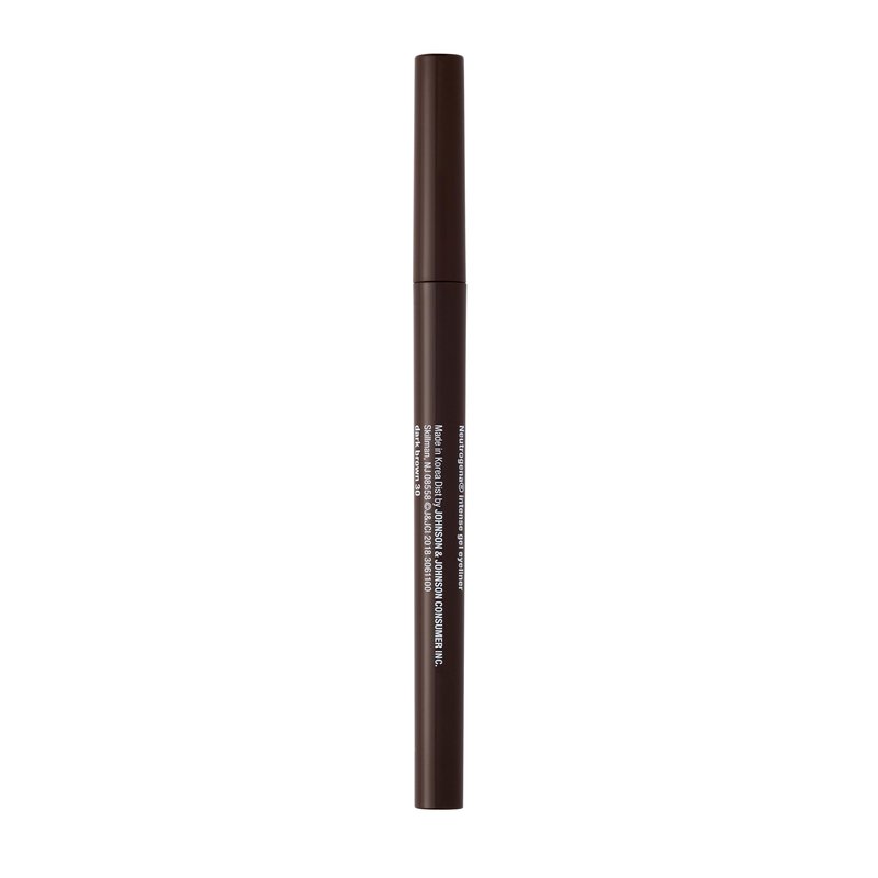 Neutrogena Intense Gel Eyeliner, Eye Makeup with Antioxidant Vitamin E, Bold Precision Eyeliner, Smudge- and Water-Resistant, Dark Brown, 0.004 oz