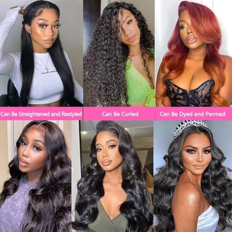KRN Body Wave Bundles Human Hair 14 16 18 Inch 14A Raw Human Hair Bundles 100% Unprocessed Brazilian Virgin Hair Body Wave Bundles Natural Color