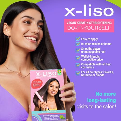 Brazilian Keratin Hair Treatment ? Straightening kit, Progressiva, Frizz-Free ? Keratin Treatment at Home | Keratina Para Alisar El Pelo | Alisado Sin Formol | Straightening hair products