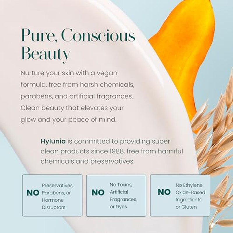 Hylunia Triple Defense Day Lotion | Age-Defying Moisturizer | Vitamin C, Turmeric & Titanium Dioxide | Hydrate, Protect & Rebuild Collagen | Clean, Non-Toxic Formula | All Skin Types | 1.7 fl. oz.