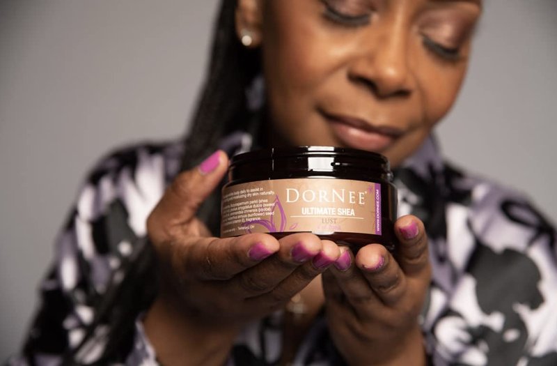 DorNee’ Ultimate Shea Butter Lust Scented, Natural Moisturizing, Ultra Rich, Fragrant, Shea & Jojoba Oil Blend (8 oz)