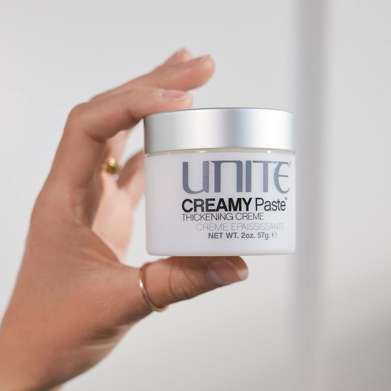 UNITE Hair – CREAMY Paste – Versatile Styling Paste for Texture, Definition & Buildable Hold – Adds Thickness & Piecey Separation – 2 Oz
