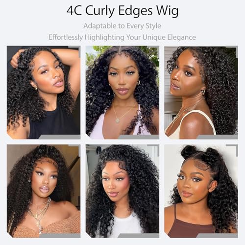 Curly Human Hair Wig 18Inch