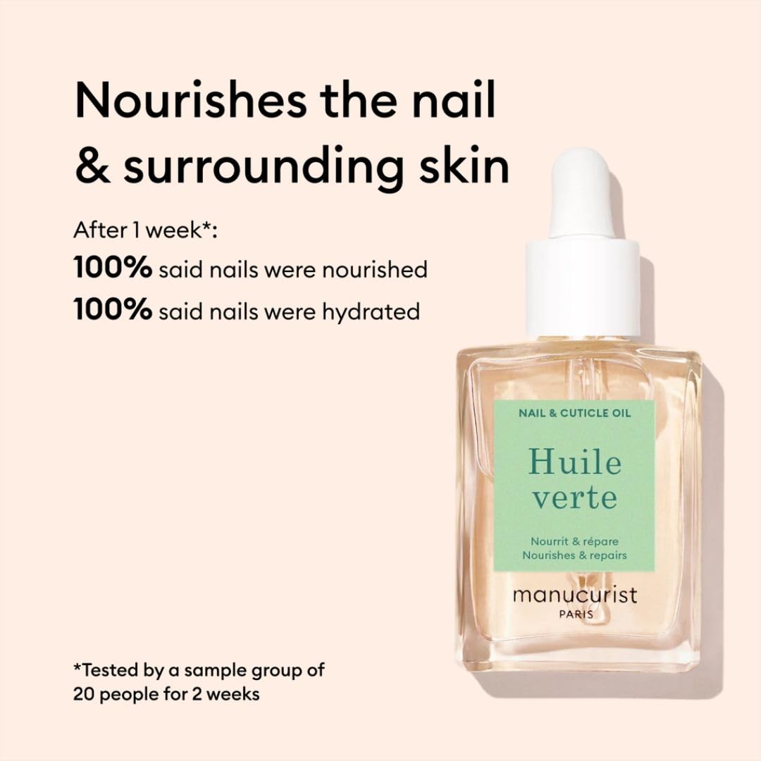 Manucurist Rescue Kit - Nail Care Kit - Nail Repair for Damaged Nails :1 Strengthening Base Coat, 1 Night Mask for Nails, 1 Nail Cuticle Oil - Nail Strengthener - Gifts for Women - Gift