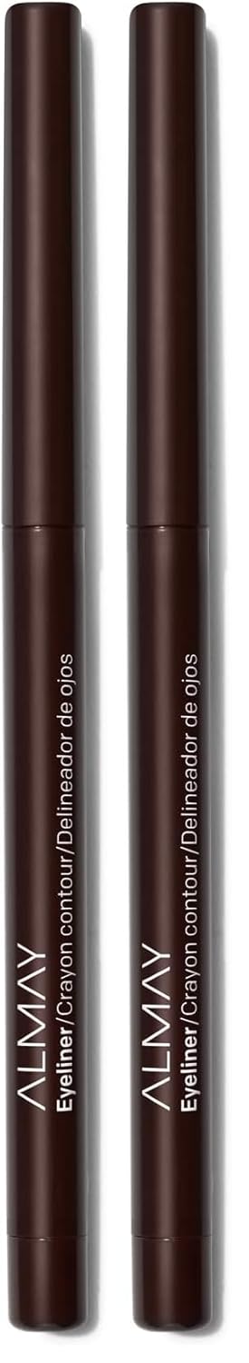 Almay All-Day Eyeliner Pencil, Hypoallergenic, Cruelty-Free, Smudge-Proof, Ophthalmologist Tested, Long Wearing and Water Resistant, 209 Black Raisin, 0.01 oz
