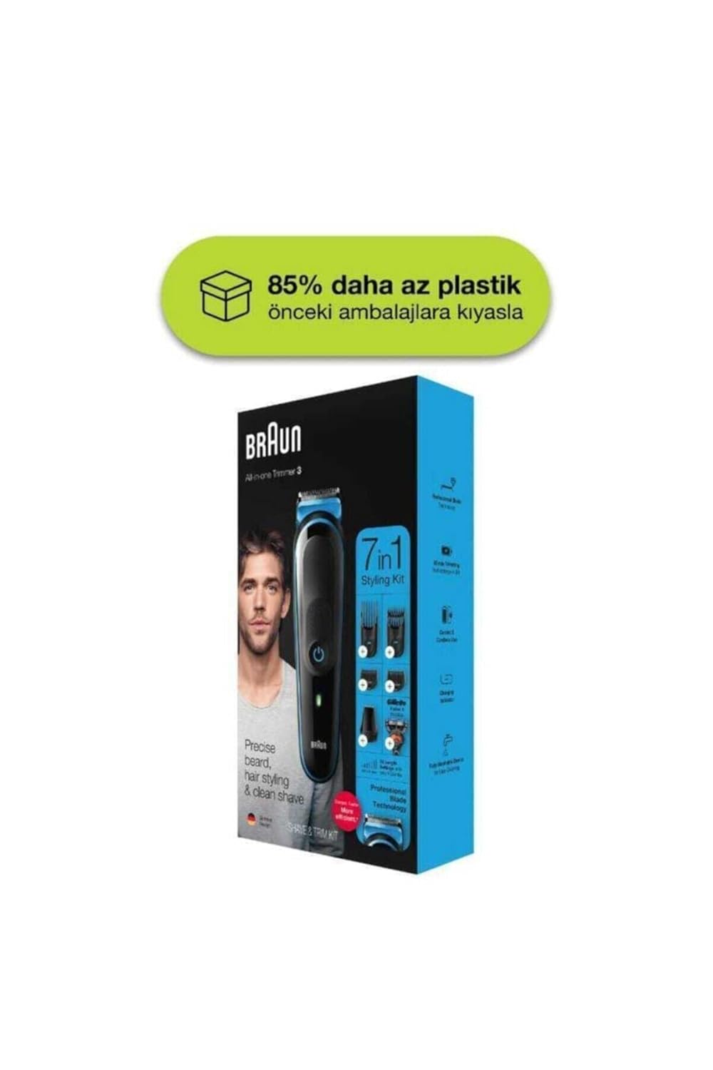 Braun Multigrooming Kit MGK5245 - Versatile Grooming Tool for Men | All-in-One Trimmer